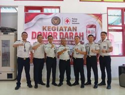 HUT RI ke-81, 10 Pegawai Bapas Yogyakarta Donor Darah di PMI