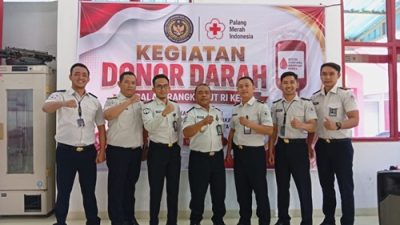 HUT RI ke-81, 10 Pegawai Bapas Yogyakarta Donor Darah di PMI