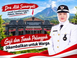 Dilantik Jadi Lurah Candibinangun, Atik Sunaryati Kembalikan Gaji dan Palungguh untuk Warga
